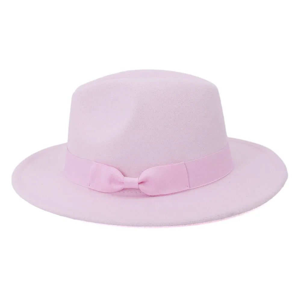 Classic Fedora Hat – Timeless Style with Bow Accent