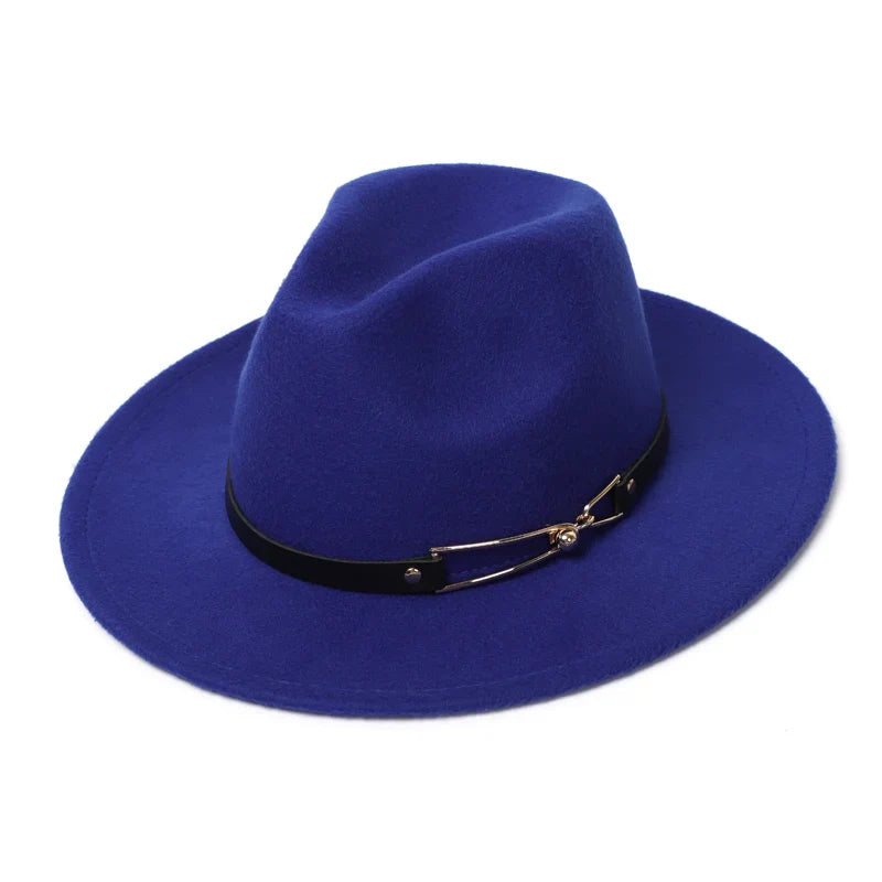 Chapeau Fedora Classy Chic Anneau Doré - La Maison du Chapeau