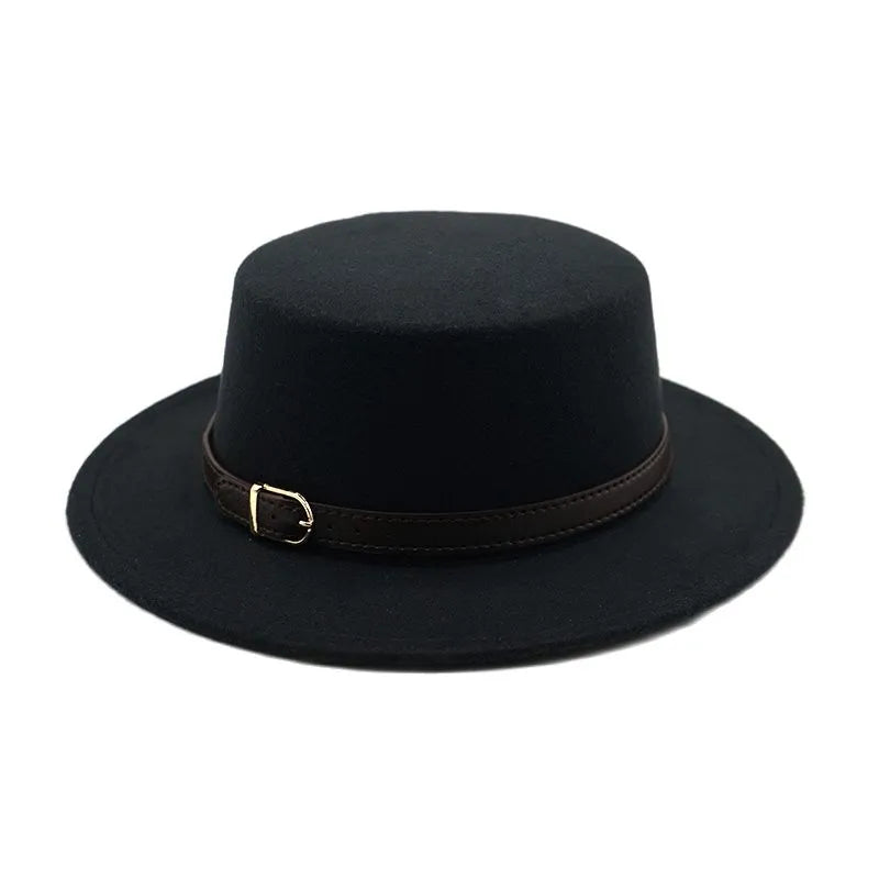 Chapeau Fedora Plat Classy Chic - La Maison du Chapeau