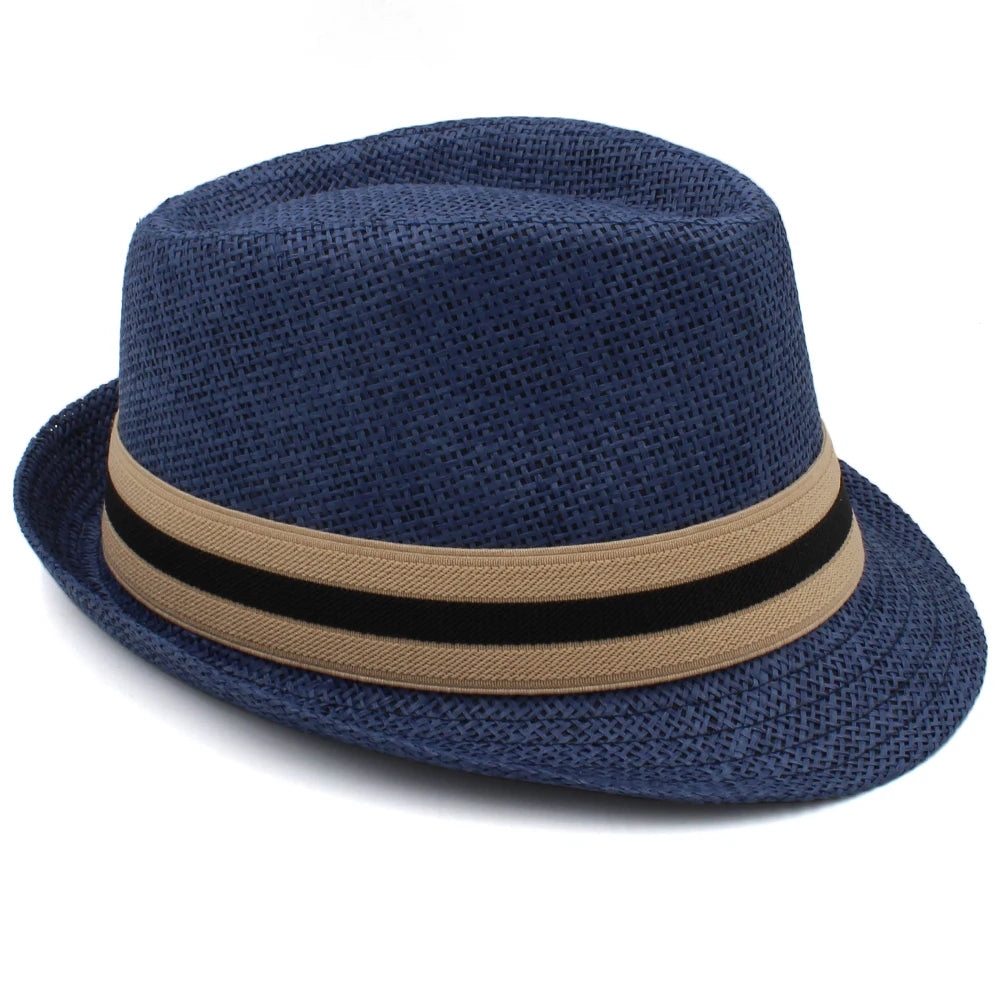 Trilby Straw Hat – Contrasting Band