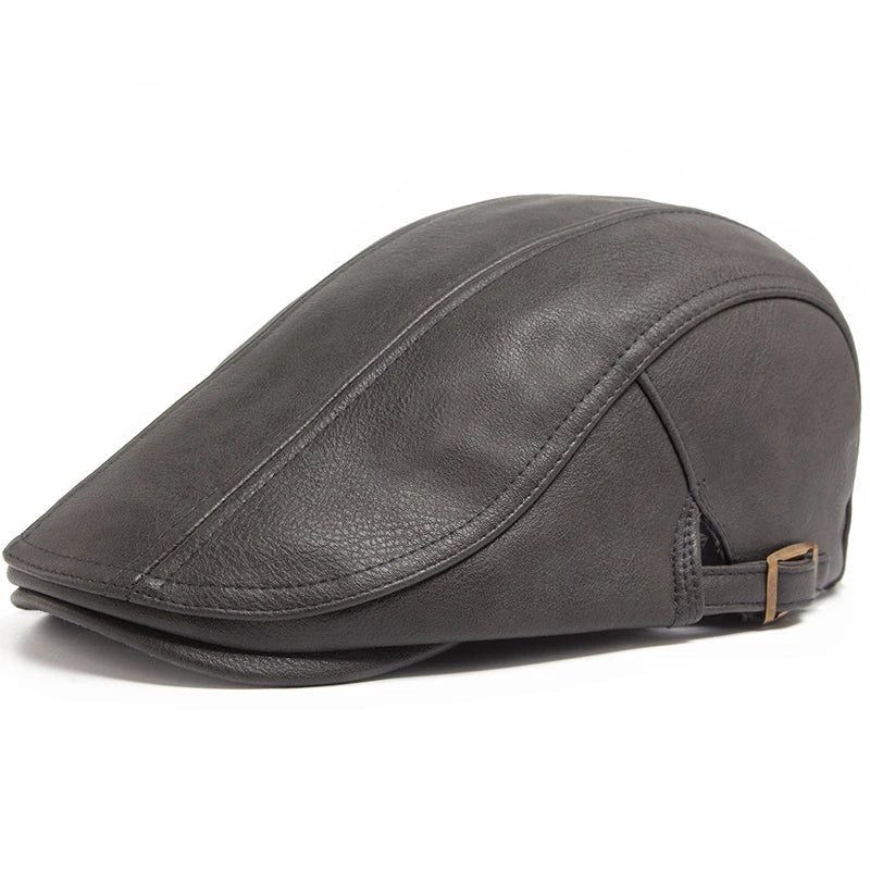 Flat Cap – Men’s Leather Design