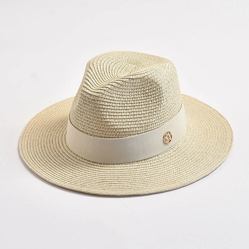 Panama Hat – Structured Shape With Decorative Contrast Band