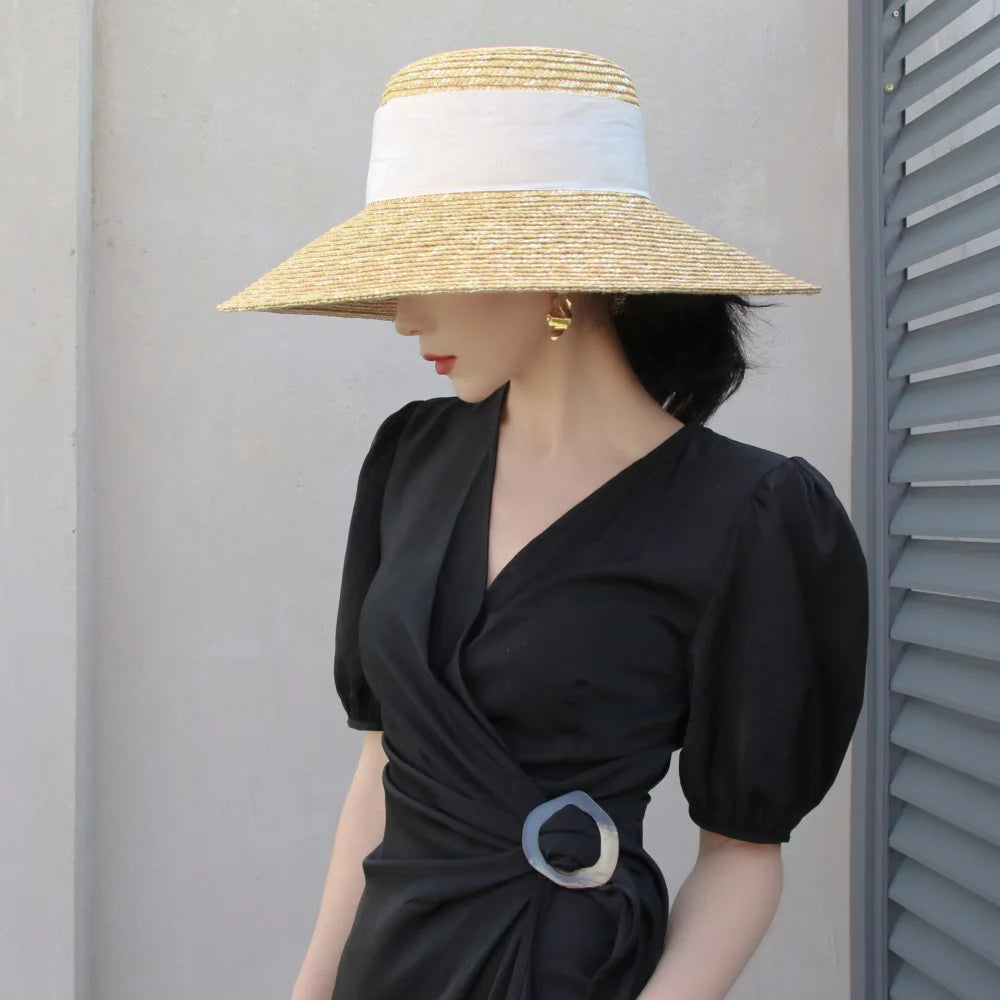 Straw Hat – Statement Wide Brim Style