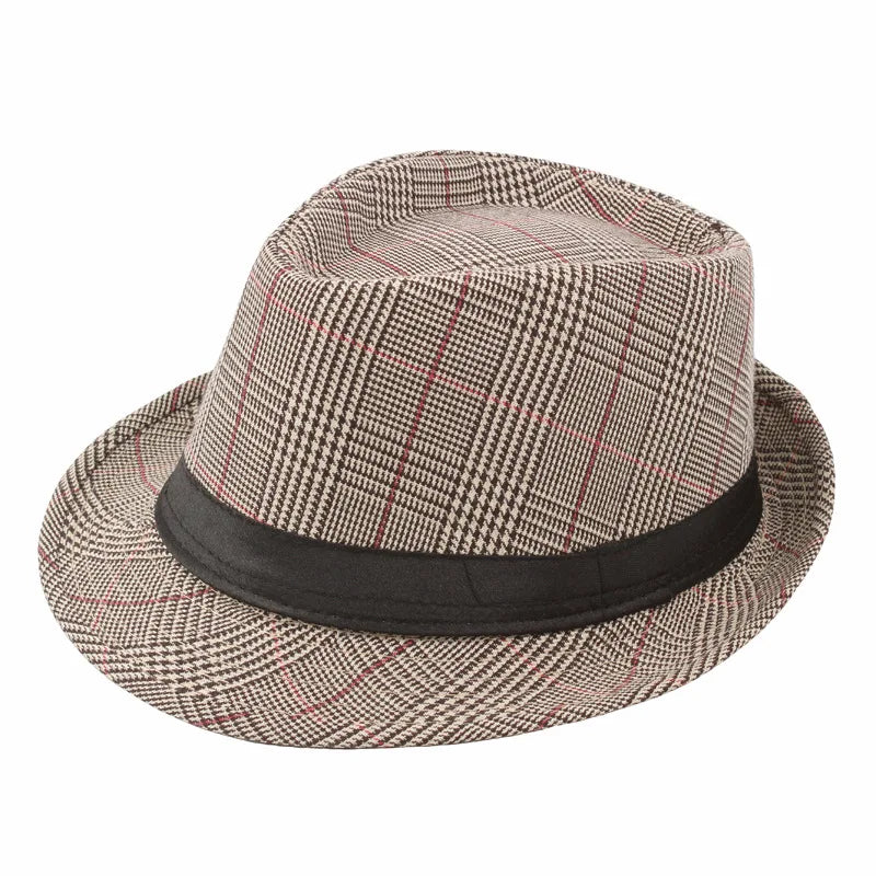 Trilby Hat – Classic Check Pattern