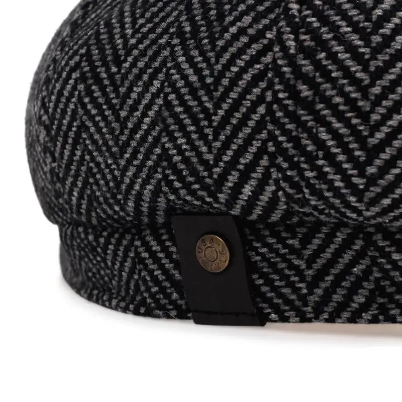 Newsboy Cap – Classic Herringbone Vintage Style