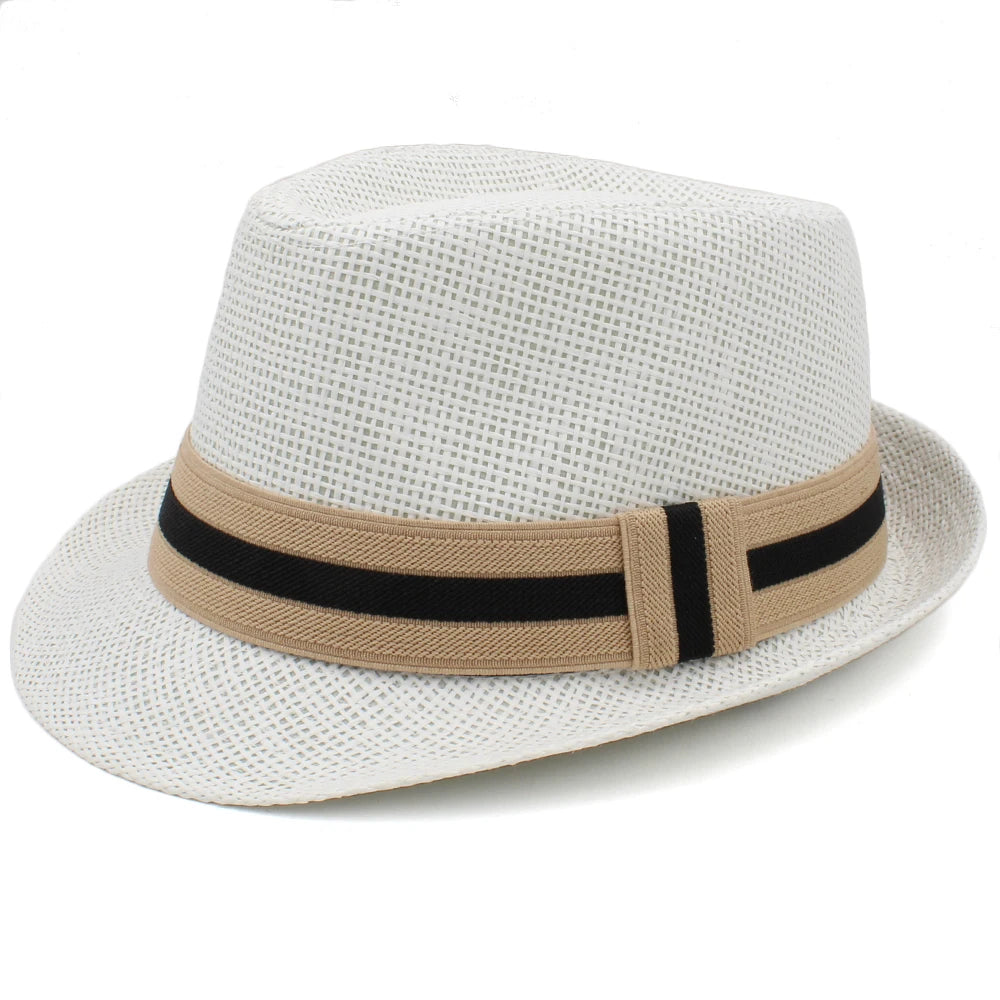 Trilby Straw Hat – Contrasting Band