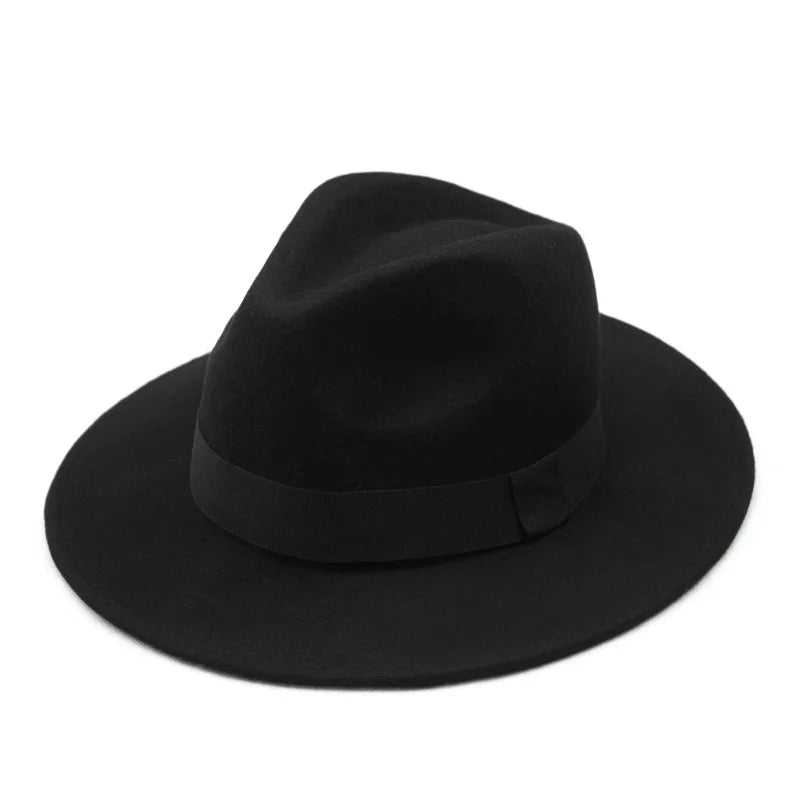 Fedora Hat – Classic Wool Blend with Black Band