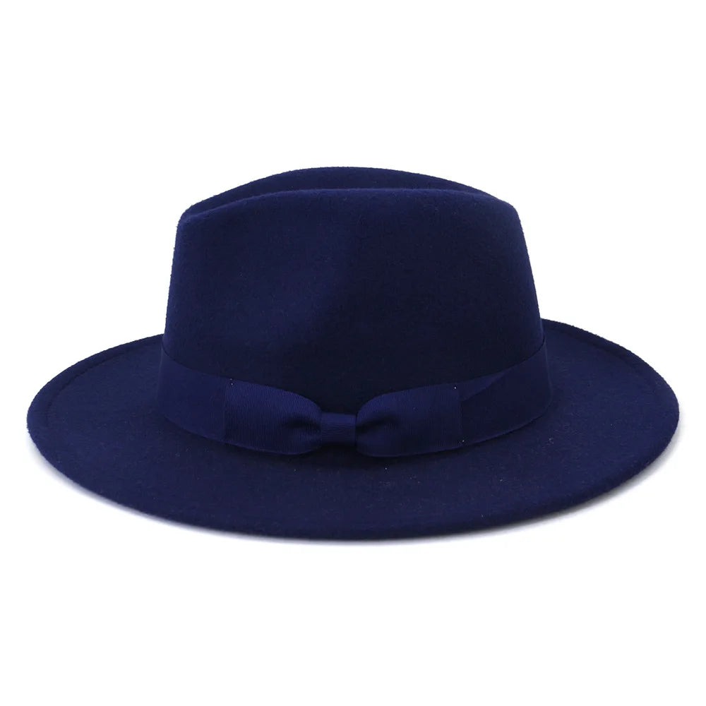 Classic Fedora Hat – Timeless Style with Bow Accent