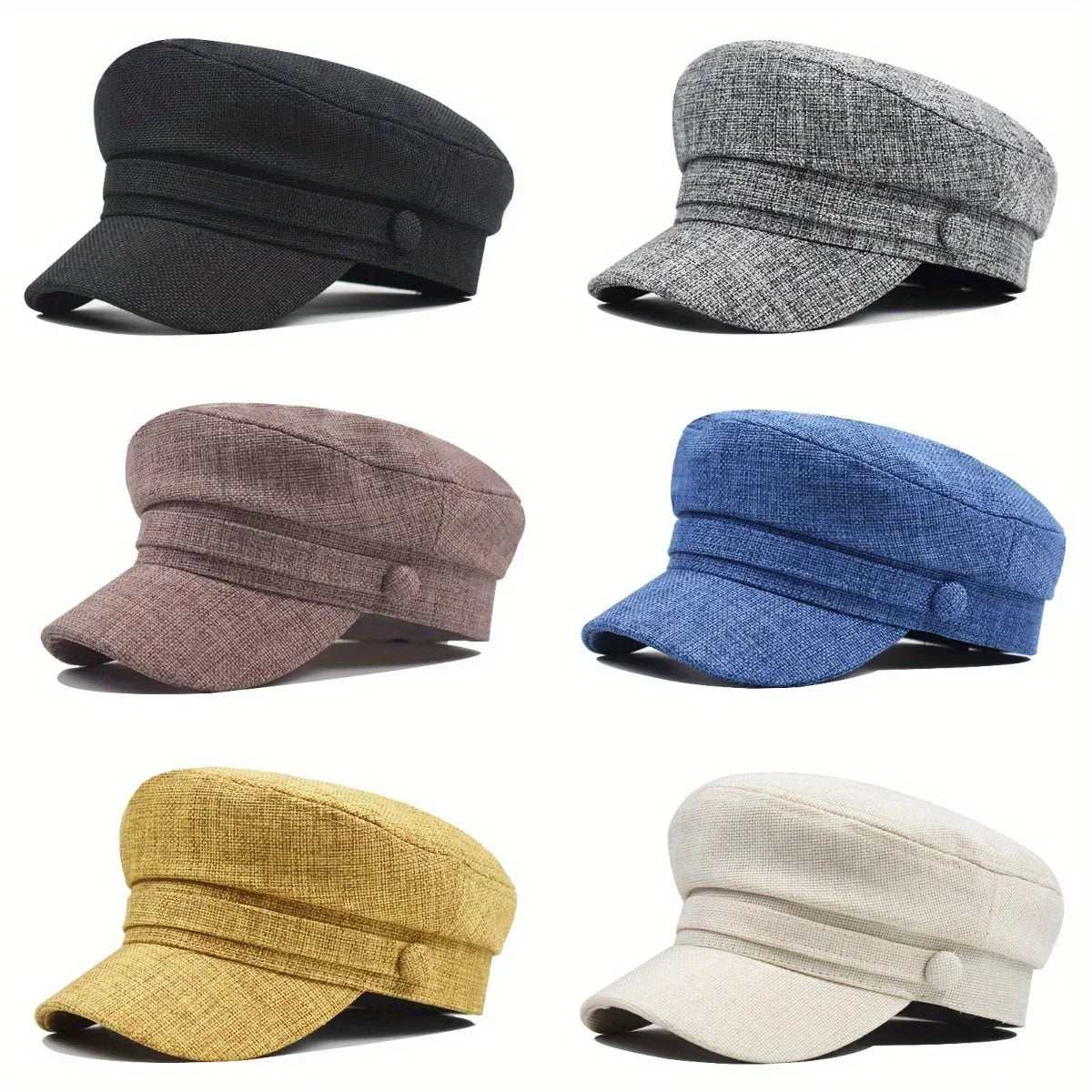 Linen Sailor Cap – Natural Texture With Timeless Style