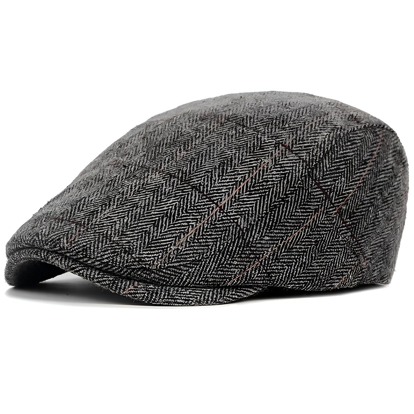 Classic Wool Blend Flat Cap for Men