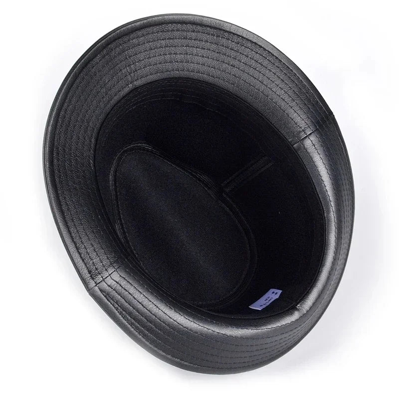 Genuine Leather Trilby Hat – Timeless Style & Durability