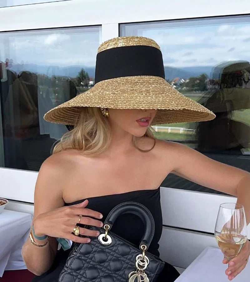 Straw Hat – Statement Wide Brim Style