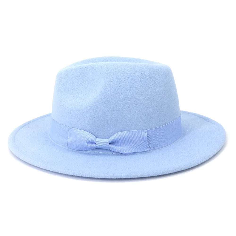 Classic Fedora Hat – Timeless Style with Bow Accent