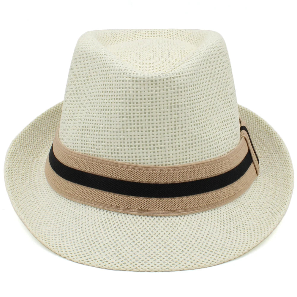 Trilby Straw Hat – Contrasting Band