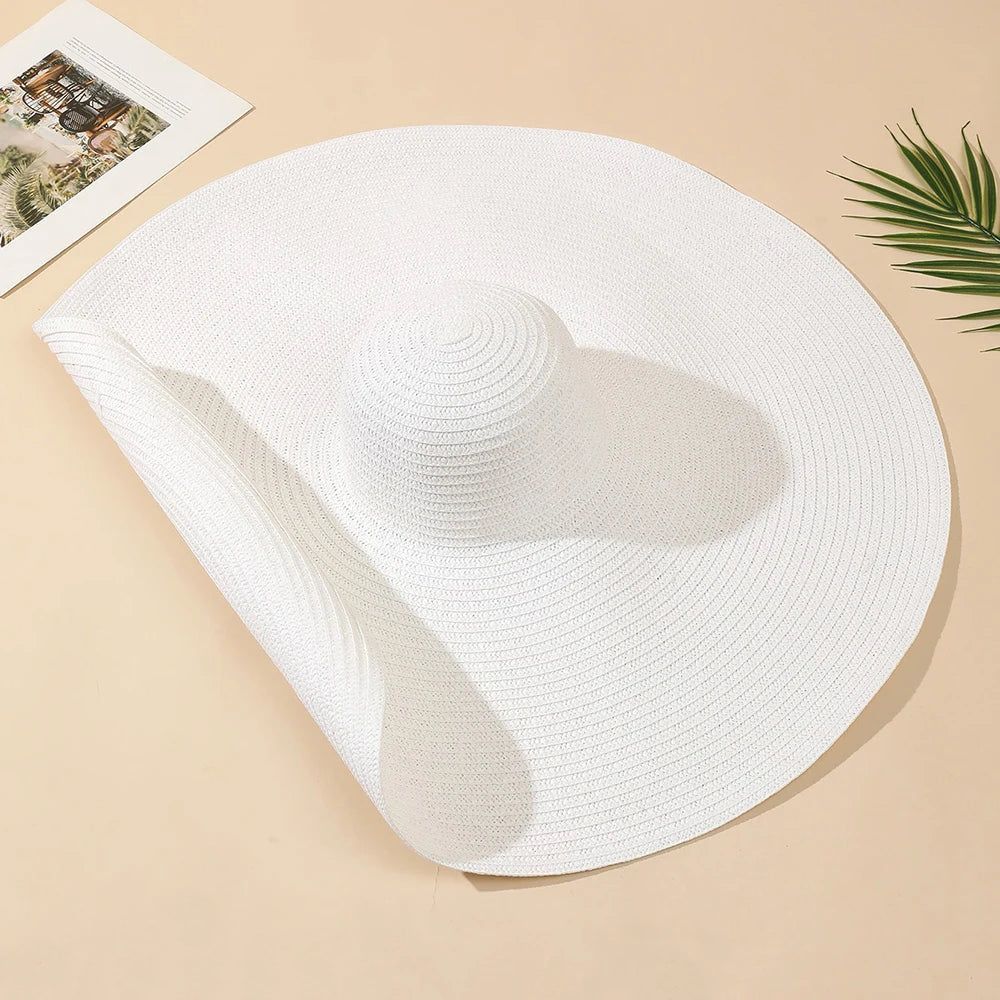 Wide Brim Straw Hat For Ultimate Sun Protection