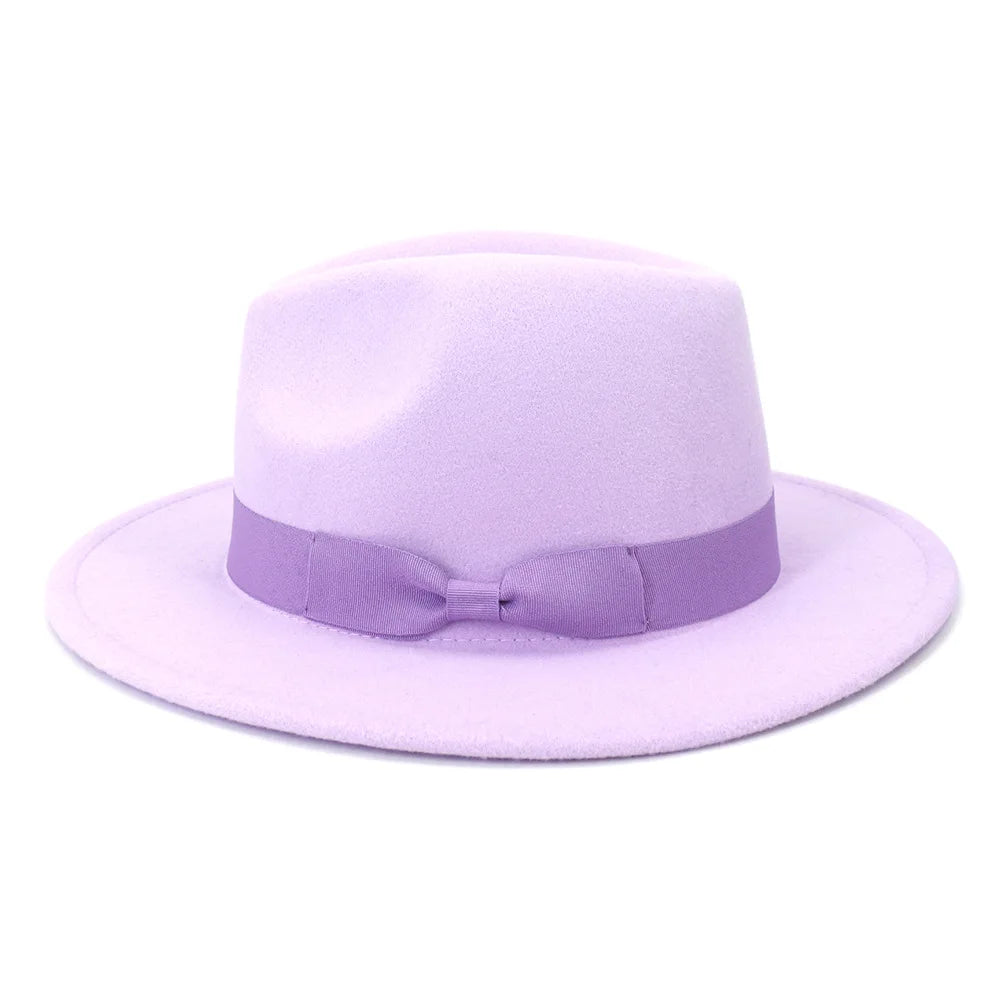 Classic Fedora Hat – Timeless Style with Bow Accent