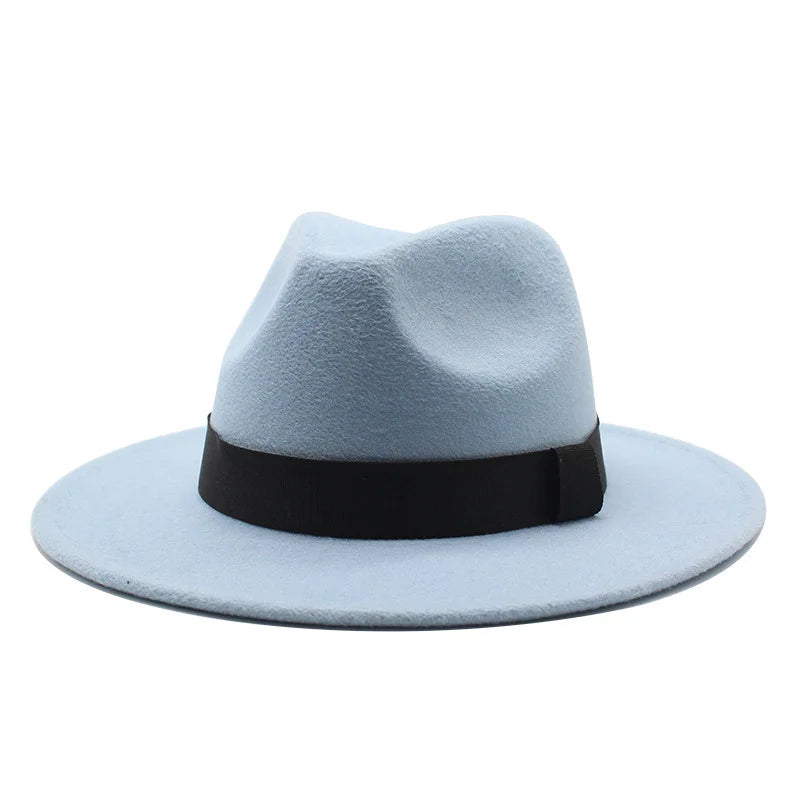 Fedora Hat – Classic Wool Blend with Black Band
