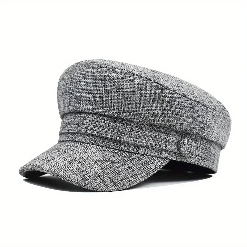 Linen Sailor Cap – Natural Texture With Timeless Style