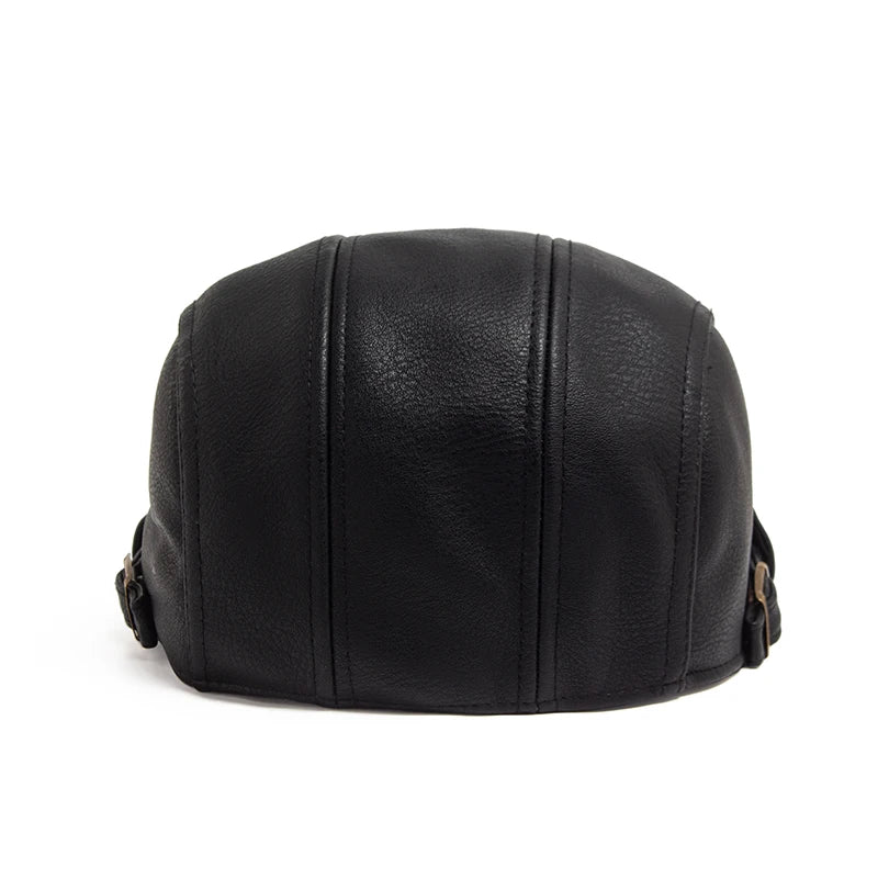 Flat Cap – Men’s Leather Design