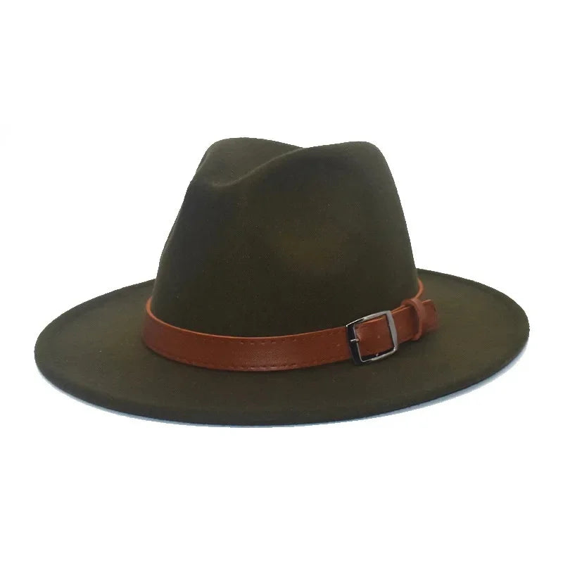 Fedora Hat – Leather Buckle Band