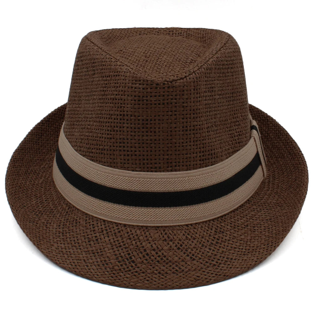 Trilby Straw Hat – Contrasting Band