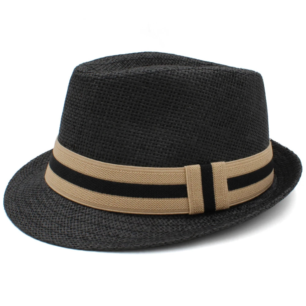 Trilby Straw Hat – Contrasting Band
