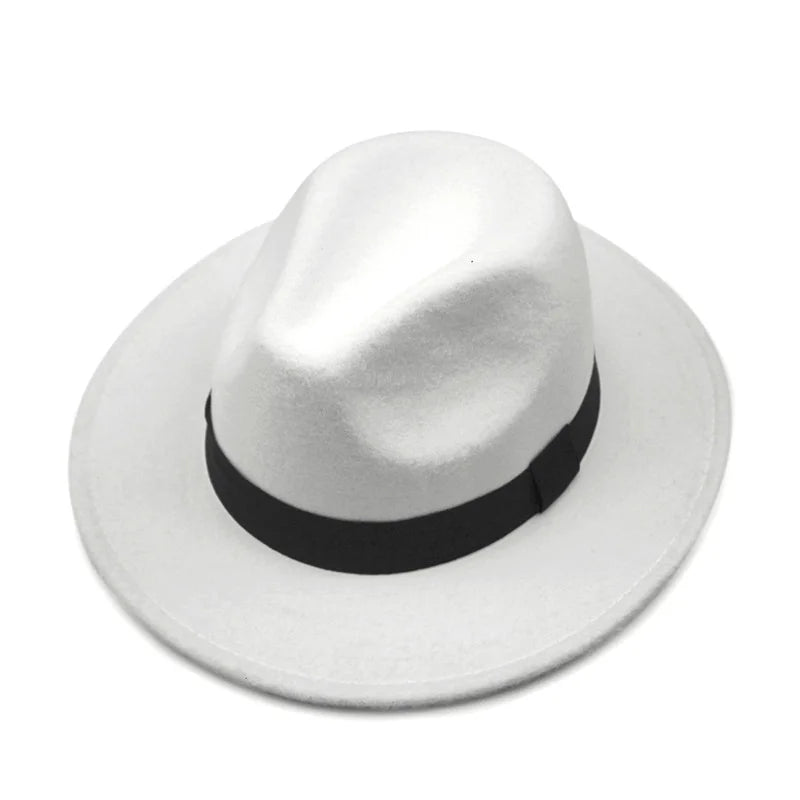 Fedora Hat – Classic Wool Blend with Black Band