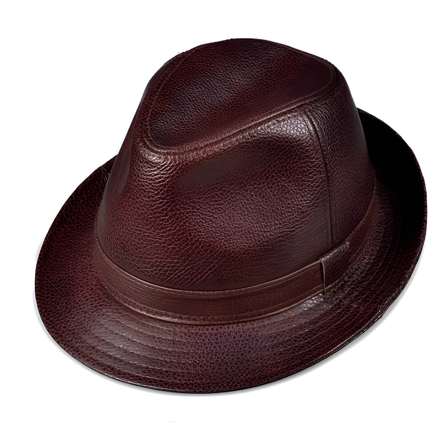 Trilby Hat – Genuine Leather Timeless Style