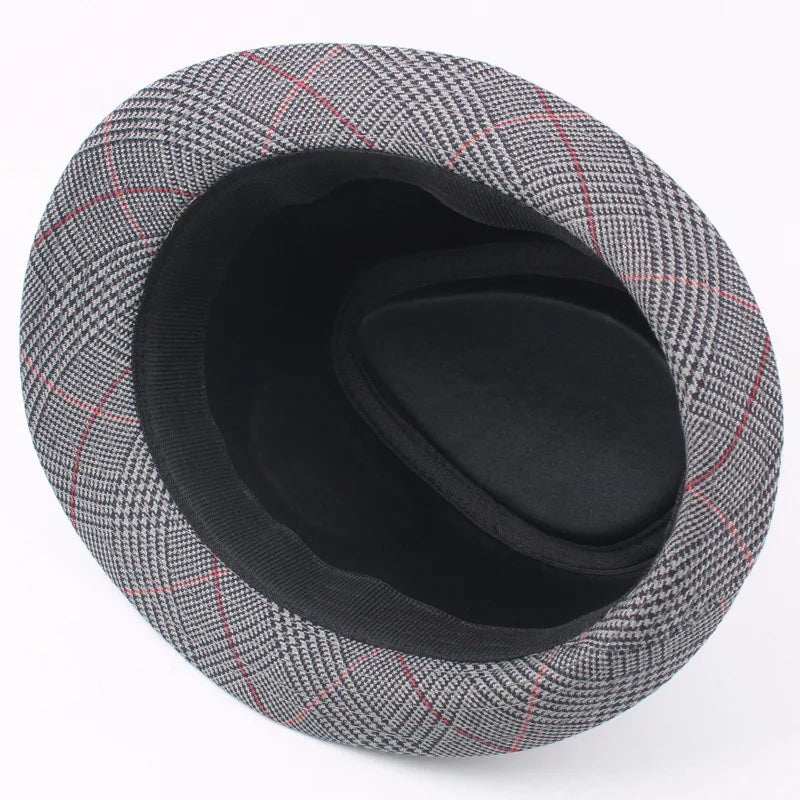 Trilby Hat – Classic Check Pattern
