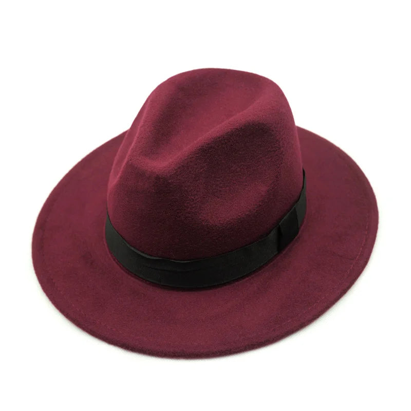 Fedora Hat – Classic Wool Blend with Black Band