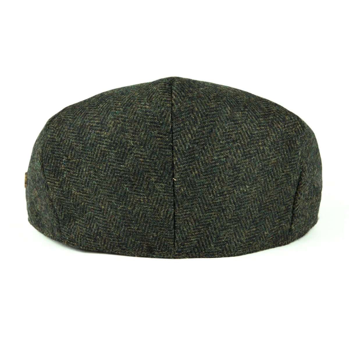 Flat Cap – Herringbone Wool Blend With Vintage Texture