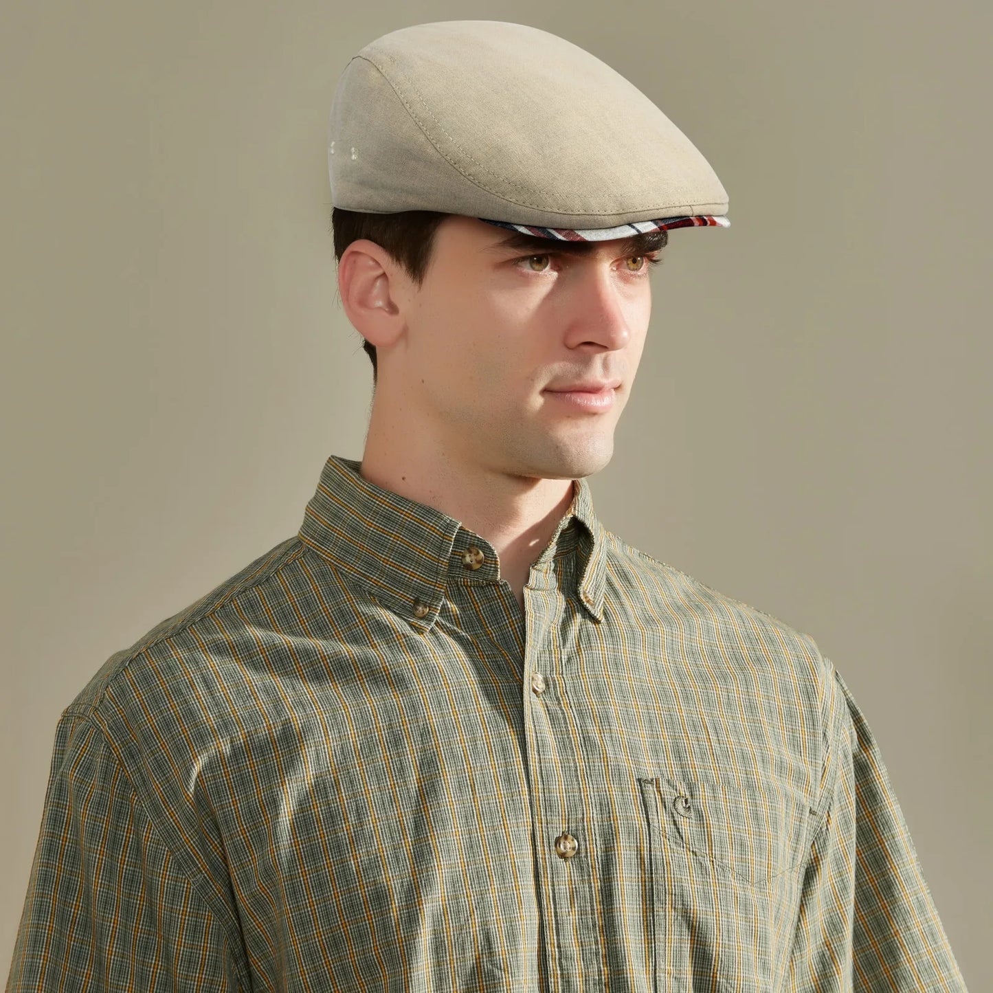 Flat Cap – Subtle Inner Brim Detail