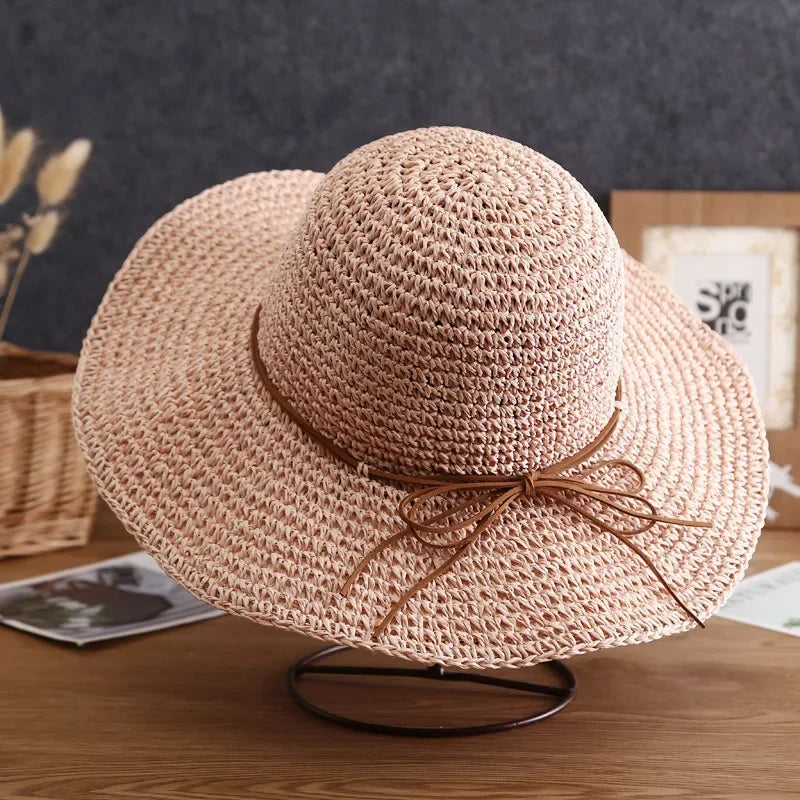 Straw Hat – Soft Weave With Wide Floppy Brim For Beach Days