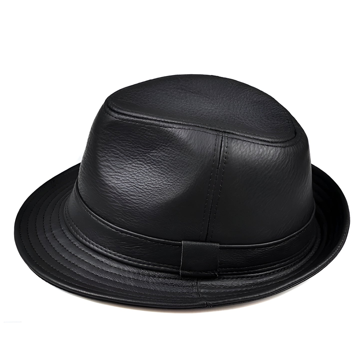 Trilby Hat – Genuine Leather Timeless Style