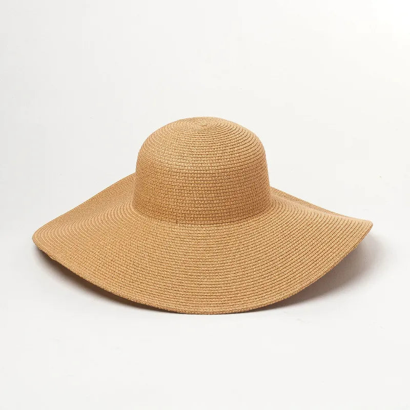 Straw Hat – GoldenGaze Wide-Brim Elegance