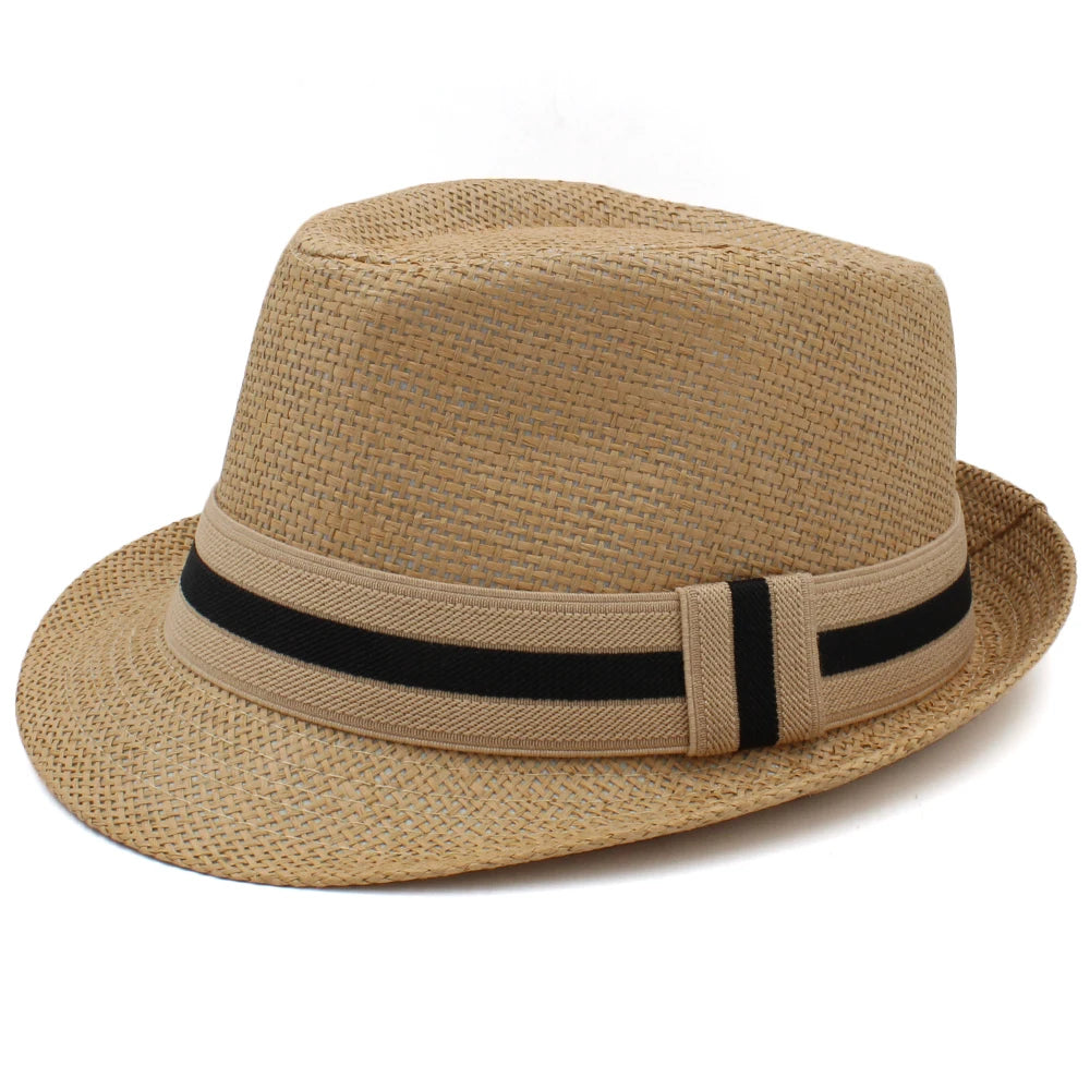 Trilby Straw Hat – Contrasting Band