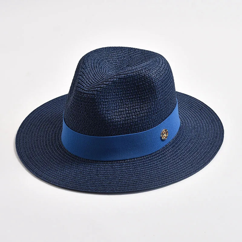 Panama Hat – Structured Shape With Decorative Contrast Band