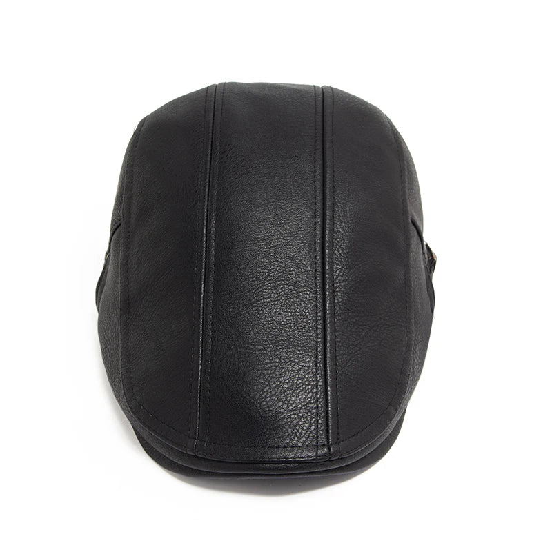 Flat Cap – Men’s Leather Design
