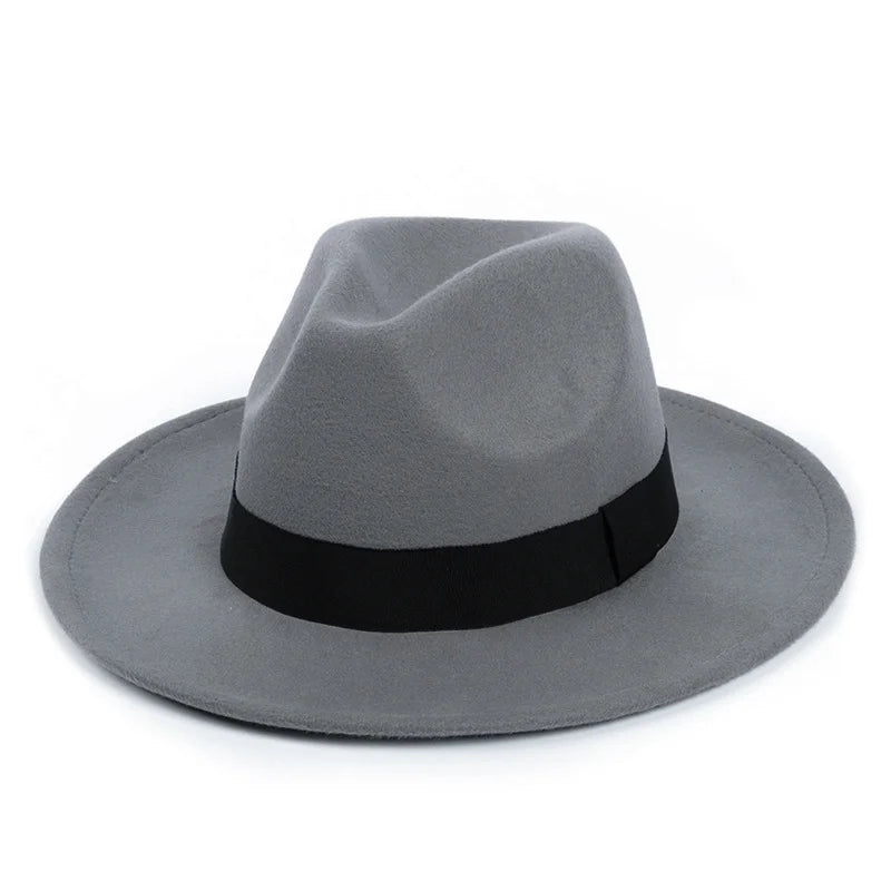 Fedora Hat – Classic Wool Blend with Black Band