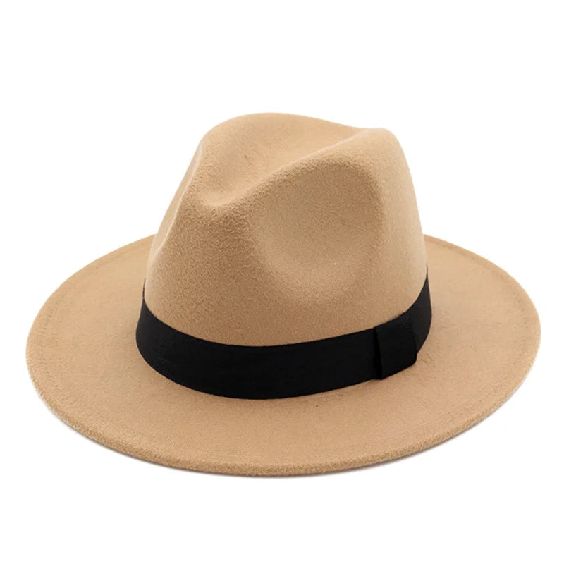 Fedora Hat – Classic Wool Blend with Black Band