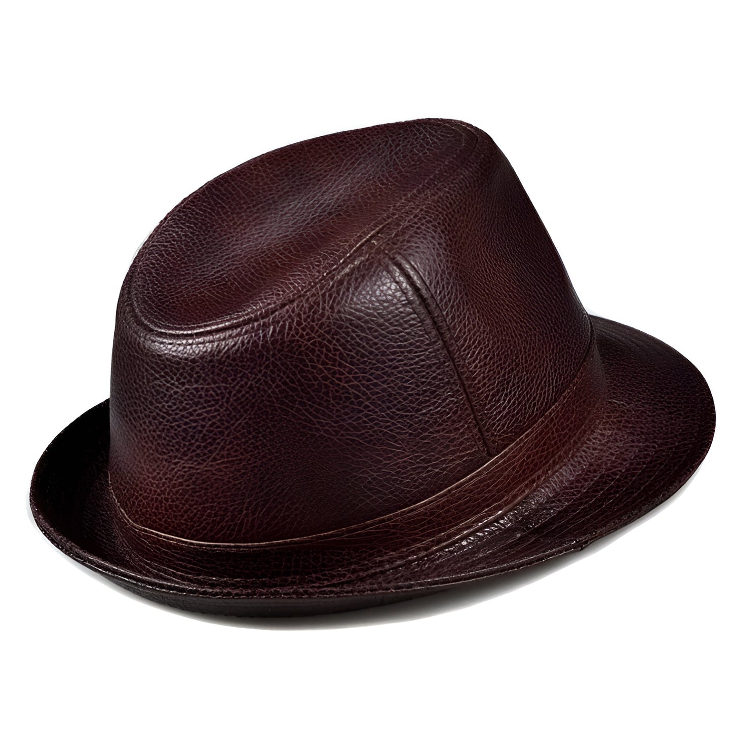 Trilby Hat – Genuine Leather Timeless Style