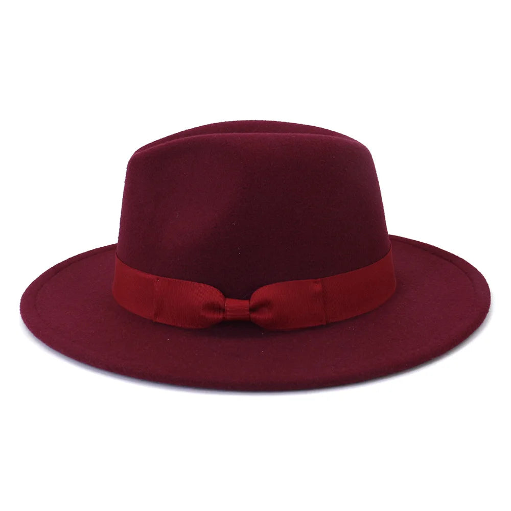 Classic Fedora Hat – Timeless Style with Bow Accent