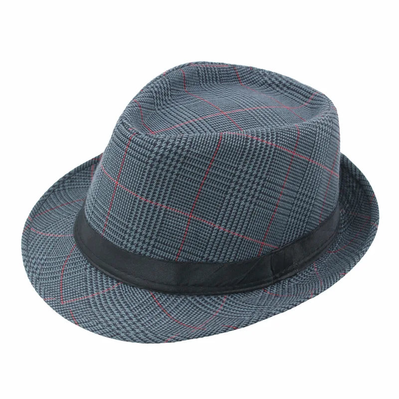 Trilby Hat – Classic Check Pattern