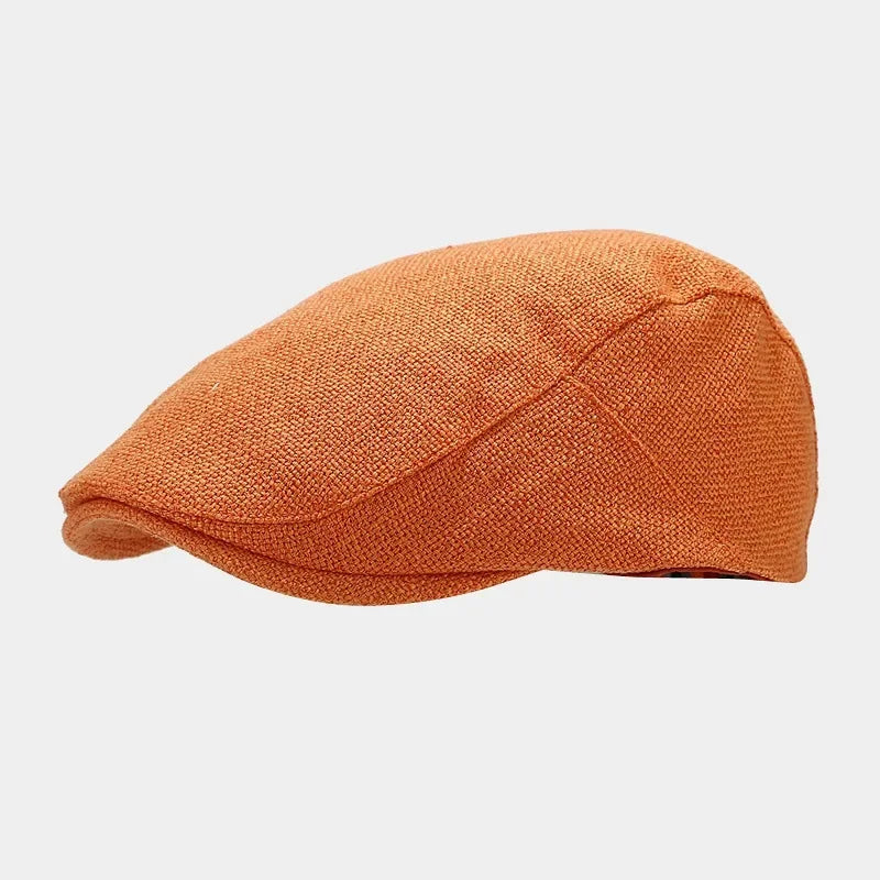 Flat Cap – Men’s Classic Linen Style