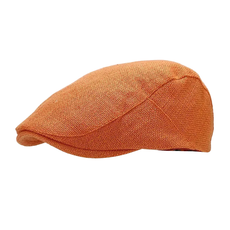 Flat Cap – Men’s Classic Linen Style