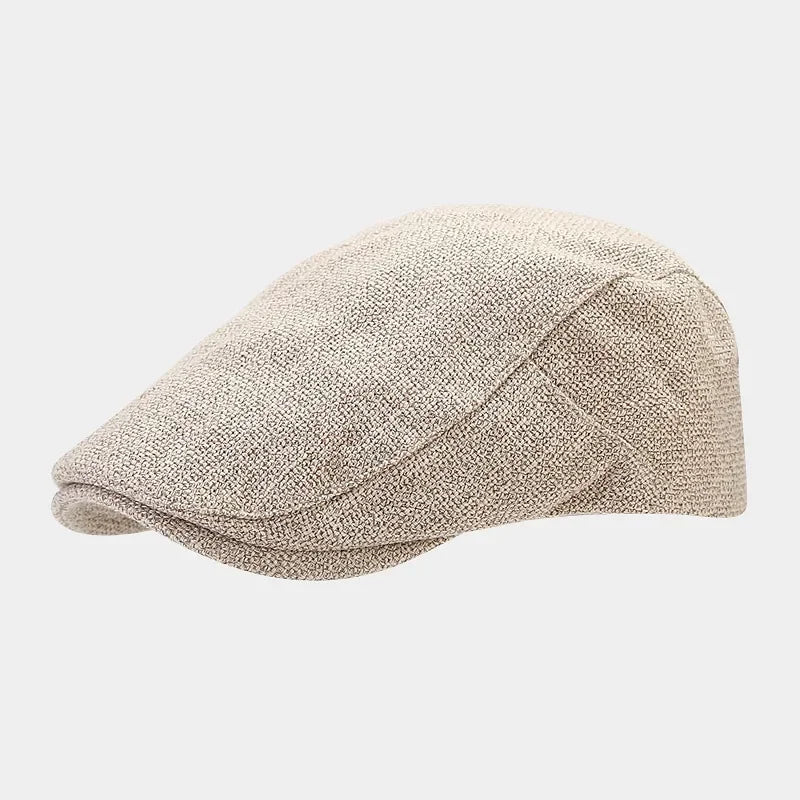 Flat Cap – Men’s Classic Linen Style