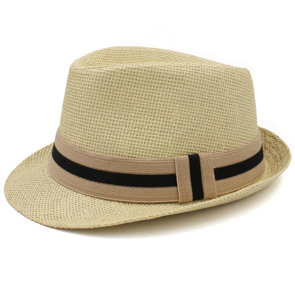 Trilby Straw Hat – Contrasting Band