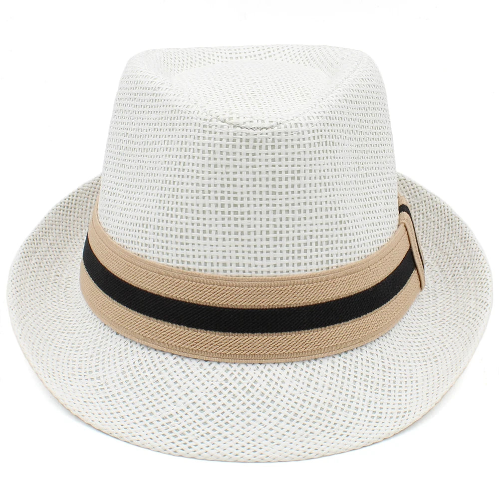 Trilby Straw Hat – Contrasting Band