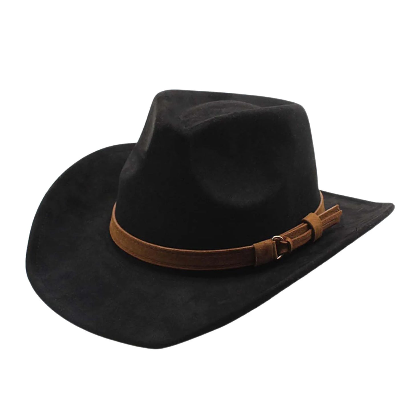 Cowboy Hat – Classic Suede Look With Buckled Band