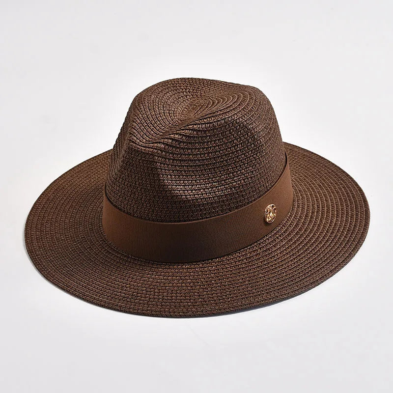 Panama Hat – Structured Shape With Decorative Contrast Band